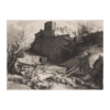 Paysage avec un homme se reposant au pied d’une ferme forte sur un promontoire par Jean-Antoine Constantin, dit Constantin d’Aix – Image 2