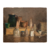 Nature morte aux pinceaux, Ecole française début du XXeme – Image 2